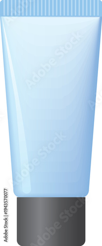 水色のチューブ型容器