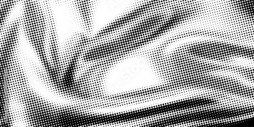 Basic halftone dots effect in black and white color. Halftone effect. Dot halftone. Black white halftone.Background with monochrome dotted texture. Polka dot pattern template.