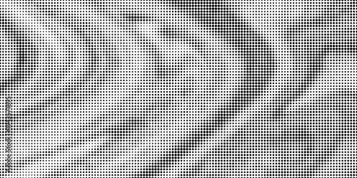 Basic halftone dots effect in black and white color. Halftone effect. Dot halftone. Black white halftone.Background with monochrome dotted texture. Polka dot pattern template.
