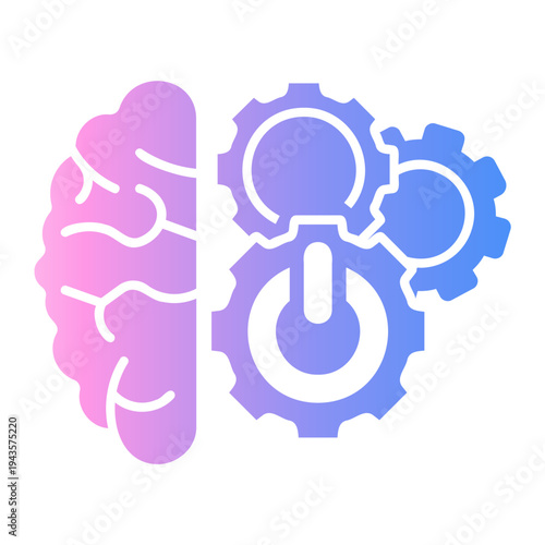critical thinking Gradient icon