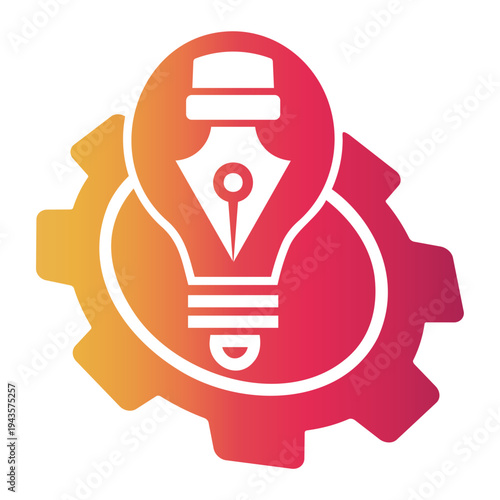 critical thinking Gradient icon
