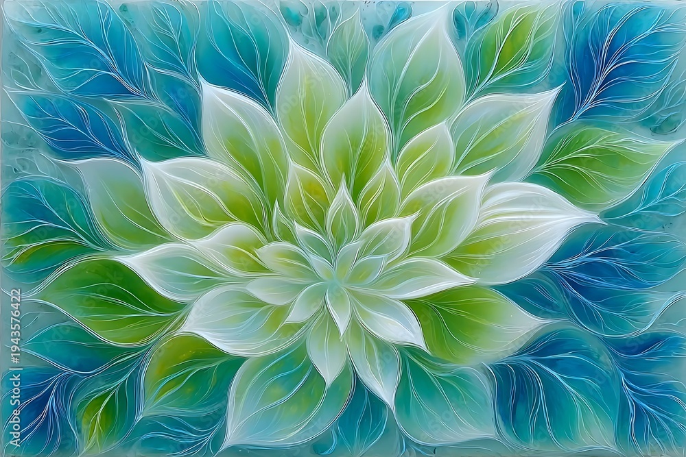 Obraz premium Vibrant Green Succulent Plant Closeup.