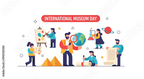 Team of Skilled Engineers and Craftsmen Wearing Hard Hats, Prepared for Construction and Maintenance Projects, Illustrative Vector