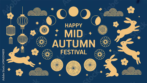 Happy Thanksgiving Feast Elements Flat Design with Family Friends Food and Drinks