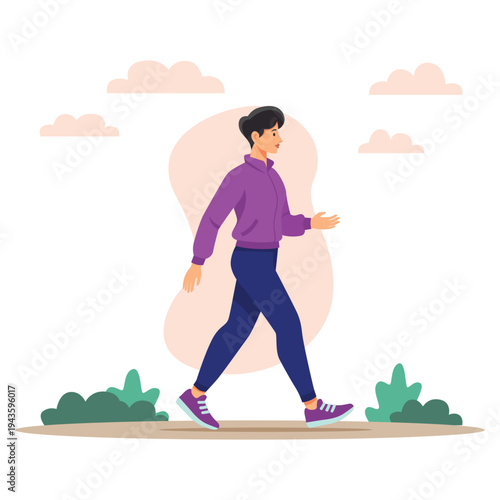 Woman Person walking outdoors