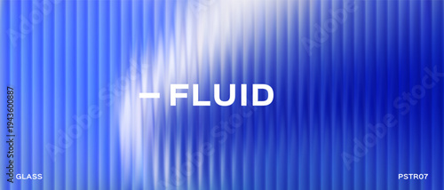 Vibrant gradient glass background. Neon ribbed template, fractal vertical glass effect. Retro aesthetic design