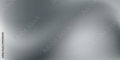 Grainy gradient background  grey black white monochrome abstract noise texture banner backdrop. vector eps10