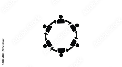 Diverse group of people in a circular formation, symbolizing unity and collaboration.