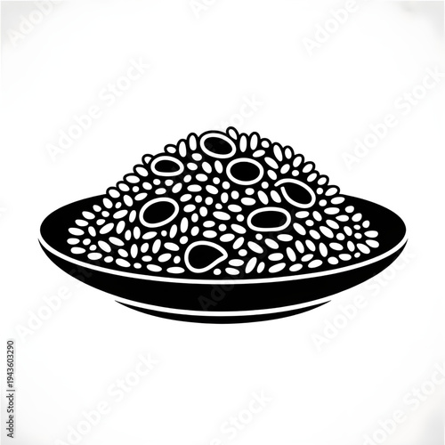 vector illustration of an abstract background with a flower