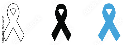 Awareness ribbons for various causes