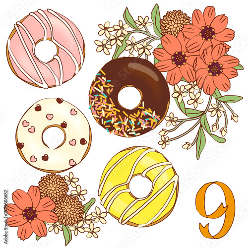 季節の花とスイーツ（9月）