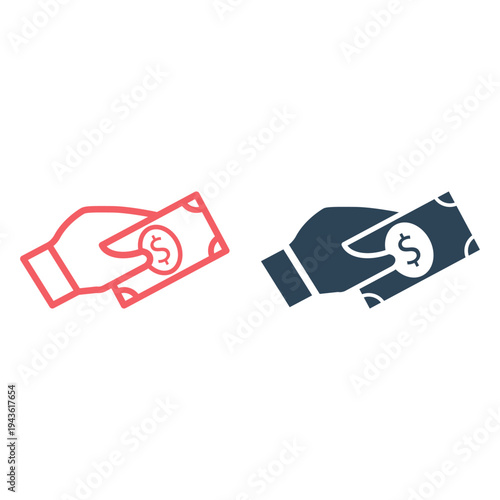 Invoice, bill icons set suitable for info graphics, websites and print media and interfaces.
