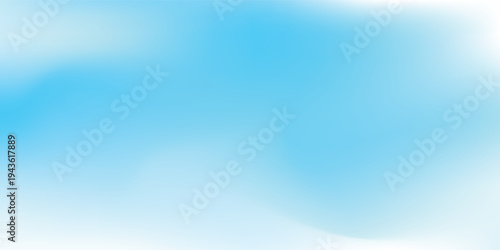 Sky blue gradient background in Abstract style. Vector illustration