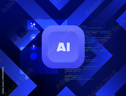 Vibe coding with AI, intuitive software development, conversational code generation, developer productivity tools, creative programming workflow, modern flat infographic design, vector illustration