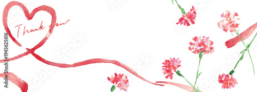 水彩画。水彩タッチのカーネーションベクターイラスト。母の日のカーネーション背景フレーム。
Watercolor painting. Watercolor carnation vector illustration. Mother's Day carnation background frame