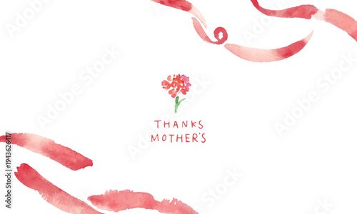 水彩画。水彩タッチのカーネーションベクターイラスト。母の日のカーネーション背景フレーム。
Watercolor painting. Watercolor carnation vector illustration. Mother's Day carnation background frame