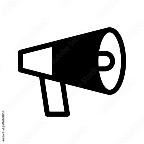 Megaphone Icon Vector Symbol Design Illustration