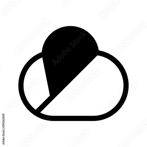 Cloud Icon Vector Symbol Design Illustration