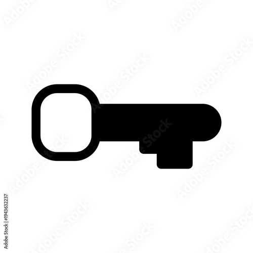 Key Icon Vector Symbol Design Illustration