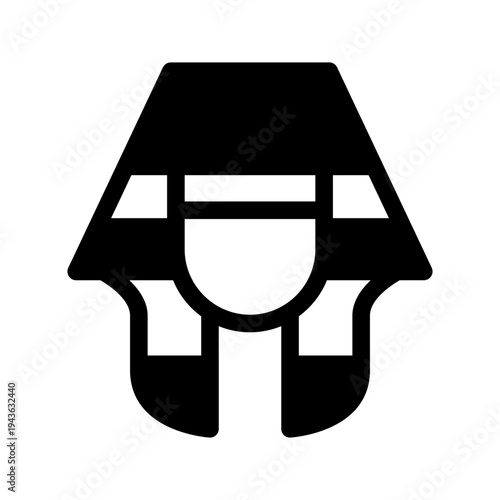 Pharaoh Icon Vector Symbol Design Illustration