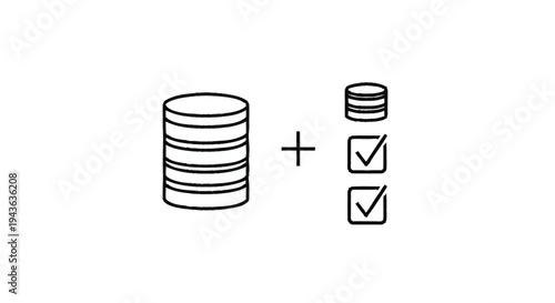 Stack of coins and checklist icon representing financial planning.