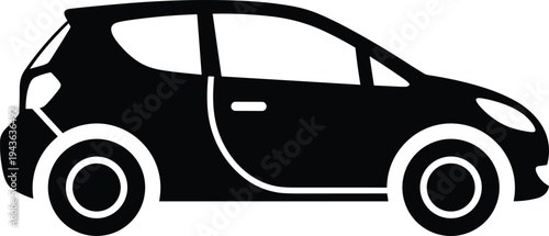 car, vehicle, auto, transport, compact, modern, silhouette, vector, design, icon, wheels, automobile, travel, symbol, side, car silhouette, vehicle icon, auto design, transport vector, compact car,