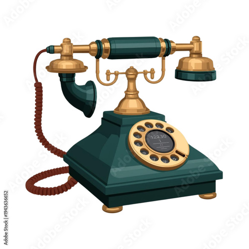 old fashioned phone