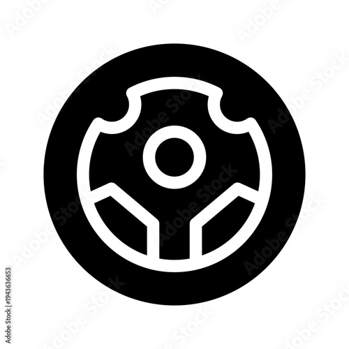 Gear Shift Icon Vector Symbol Design Illustration