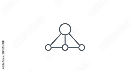Simple Network Diagram with Central Node and Connections.