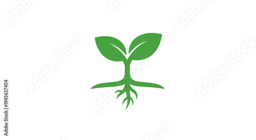 Sprout of Life: A vibrant green sprout emerges from the earth, symbolizing growth, new beginnings, and the interconnectedness of nature.