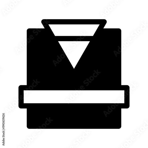 Bathrobe Icon Vector Symbol Design Illustration