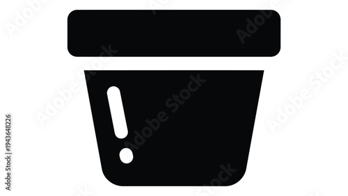 Glass flower pot decorative container for flowers or indoor plants