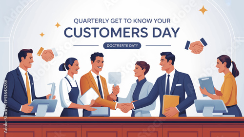 Business team shaking hands in meeting room with laptops and documents on table