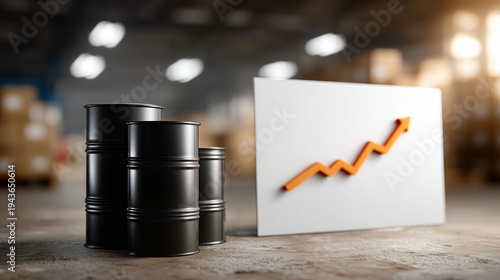 Oil Barrels and Rising Pric...