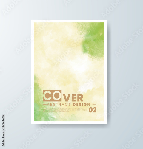 cards with bright colorful vector watercolor background. Design for your date, postcard, banner.