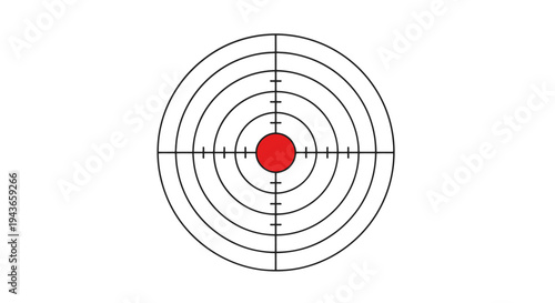 Target, bullseye, shooting, aiming, vector graphic