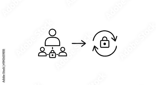 Wallpaper Mural Team Security and Data Protection Concept. Torontodigital.ca