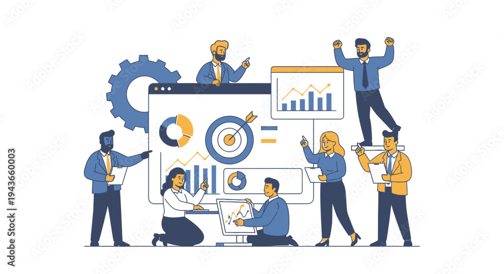 custom made wallpaper toronto digitalTeamwork and Business Analytics Strategy Meeting.