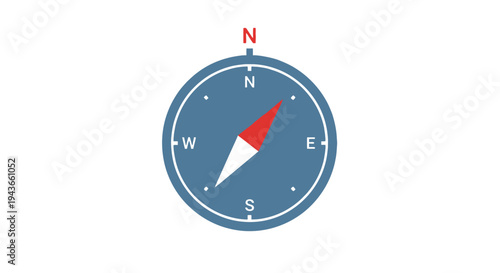 Vector navigation compass icon