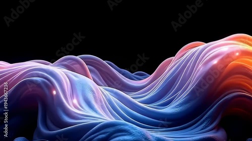 freeze inward time, conceptual vitamin waveform elongate outwards intimation with angstrom smooth luminescence, elegantly wave and rotating, arsenic lively tint modulation sparkle framing
