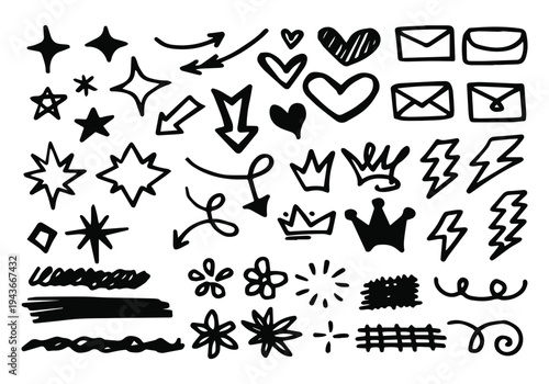 Sparkle Crystal Diamond Icon Set