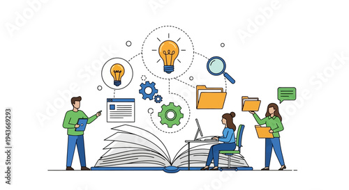 Teamwork and Collaboration in Education and Business Concepts.