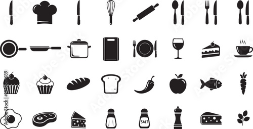 Medical icons vector set with healthcare tools symbols and equipment illustration collection
