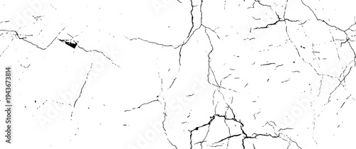 Distress Grunge Texture. Seamless Pattern. Halftone Old, Retro Background. Broken, Cracked Wall Texture. Scratched, Dirt Print. Black and White Grunge Style. Noise Rough Design. Vector Illustration.