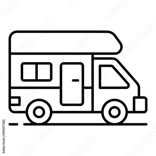 camper van line icon