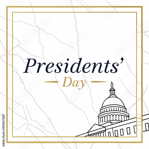 Presidents Day Celebration Capitol Building Design