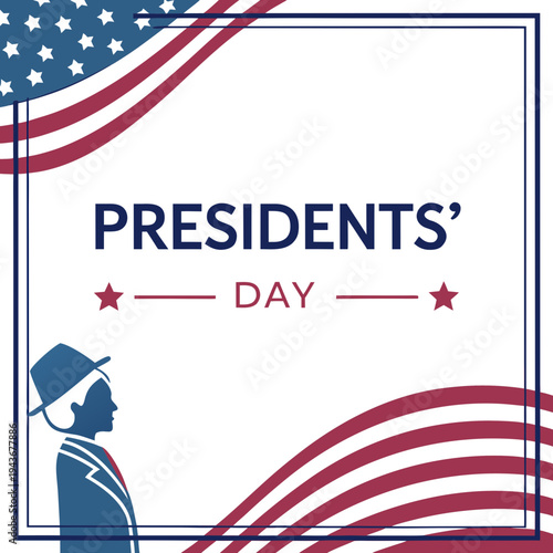 Presidents Day Patriotic Banner Celebration Design