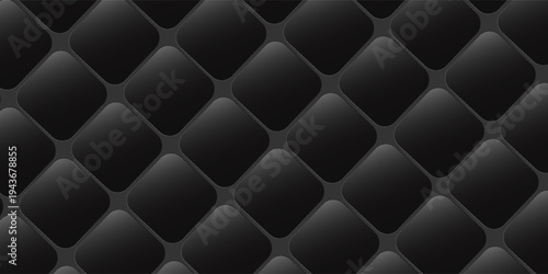 Luxury upholstered backdrop. Stitched layered background pattern. Leather textured sofa background. vector