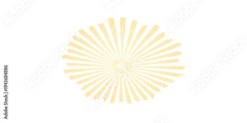 A yellow spiral seashell vector illustration isolated on a white background features a round nature pattern reminiscent of sea pasta and ocean life in a clean object design
