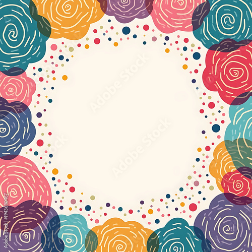 background with roses